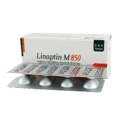 Picture of Linaptin M 850mg Tablet