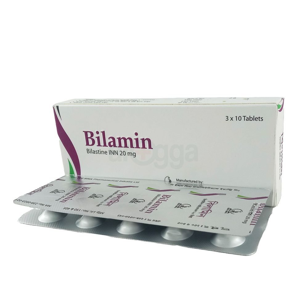 Picture of Bilamin 20mg Tablet