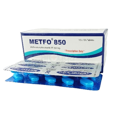 Picture of Metfo 850mg Tablet