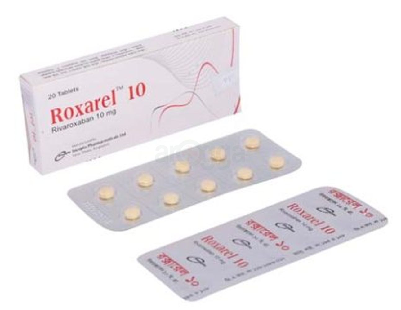 Picture of Roxarel 10mg Tablet
