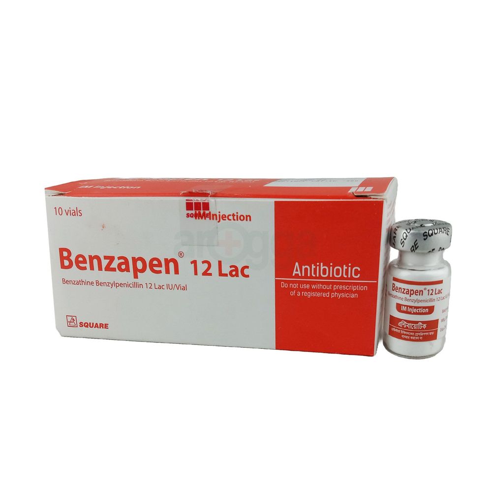 Picture of Benzapen 12 lac IU/vial Inj.
