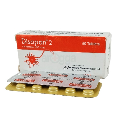 Picture of Disopan 2mg Tablet