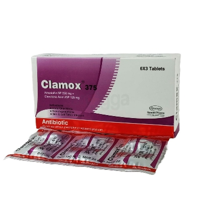 Picture of Clamox 375mg Tablet