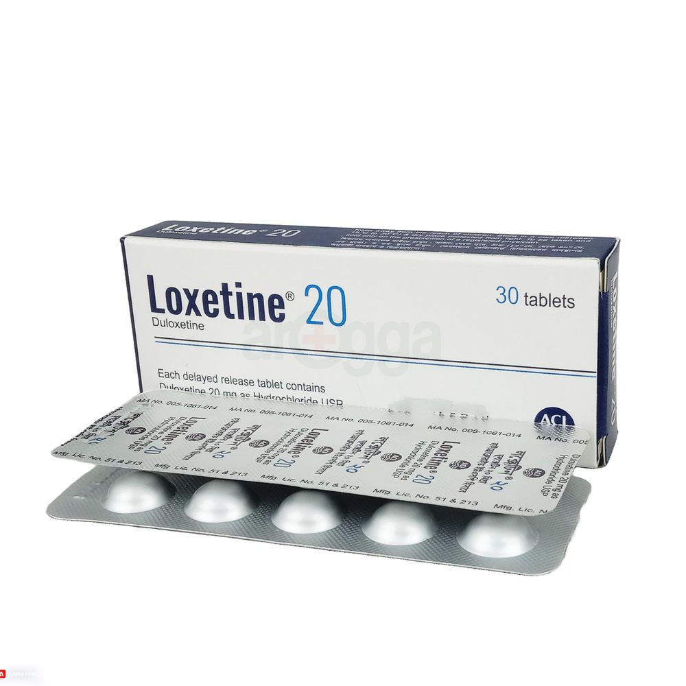 Picture of Loxetine 20mg Tablet