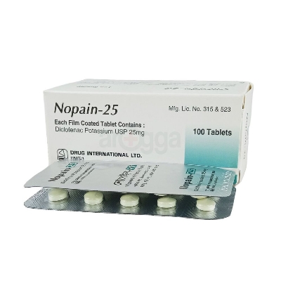 Picture of Nopain 25mg Tablet