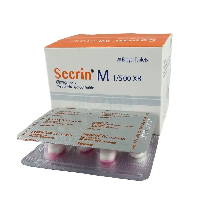 Picture of Secrin M XR 1/500mg Tablet