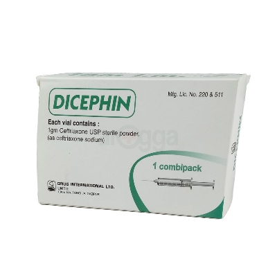 Picture of Dicephin 1gm/vial IM Inj.