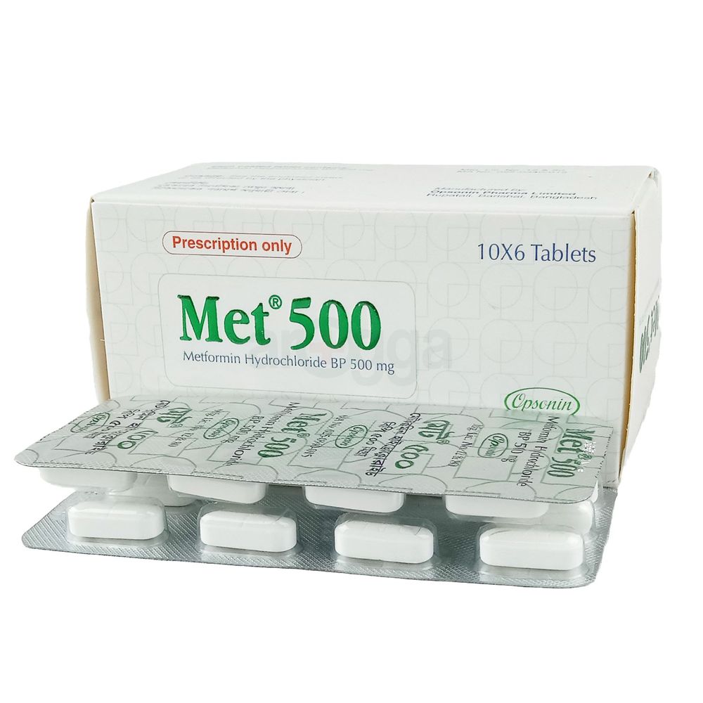 Picture of Met 500mg Tablet