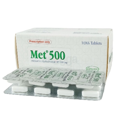 Picture of Met 500mg Tablet