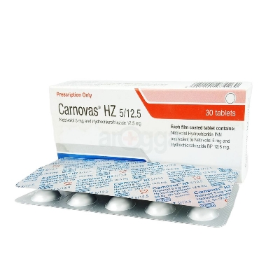 Picture of Carnovas HZ 5/12.5mg Tablet
