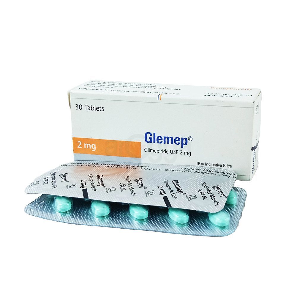 Picture of Glemep 2mg Tablet