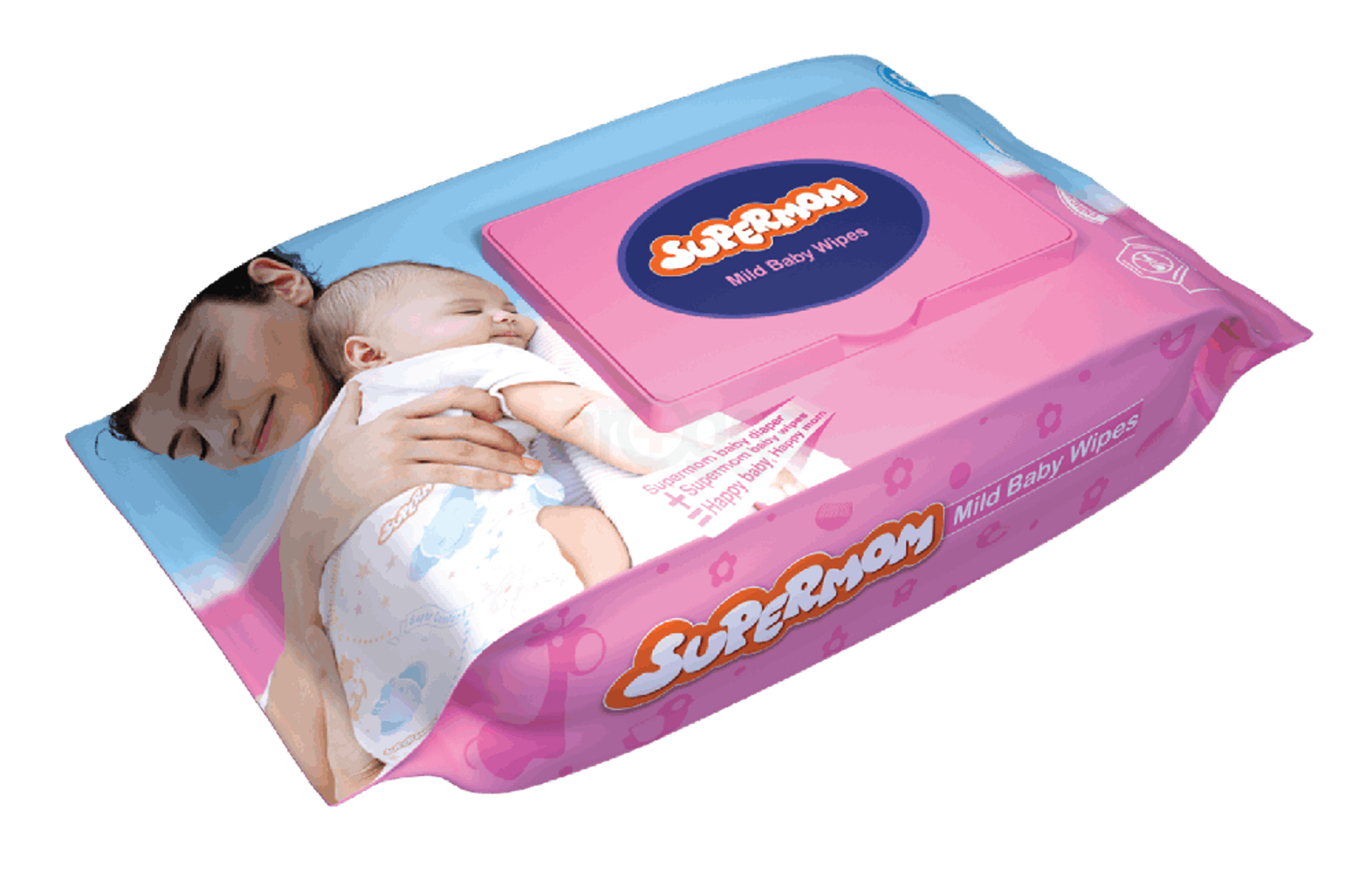 Picture of Supermom Mild Baby 20pcs Wipes