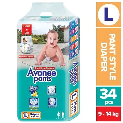 Picture of AVONEE BABY PANTS L (9-14 KG)-34PCS
