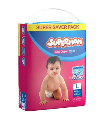 Picture of Supermom Baby L-40Pcs Diaper