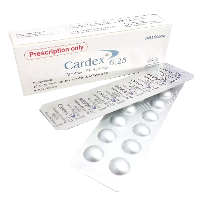 Picture of Cardex 6.25 mg tab