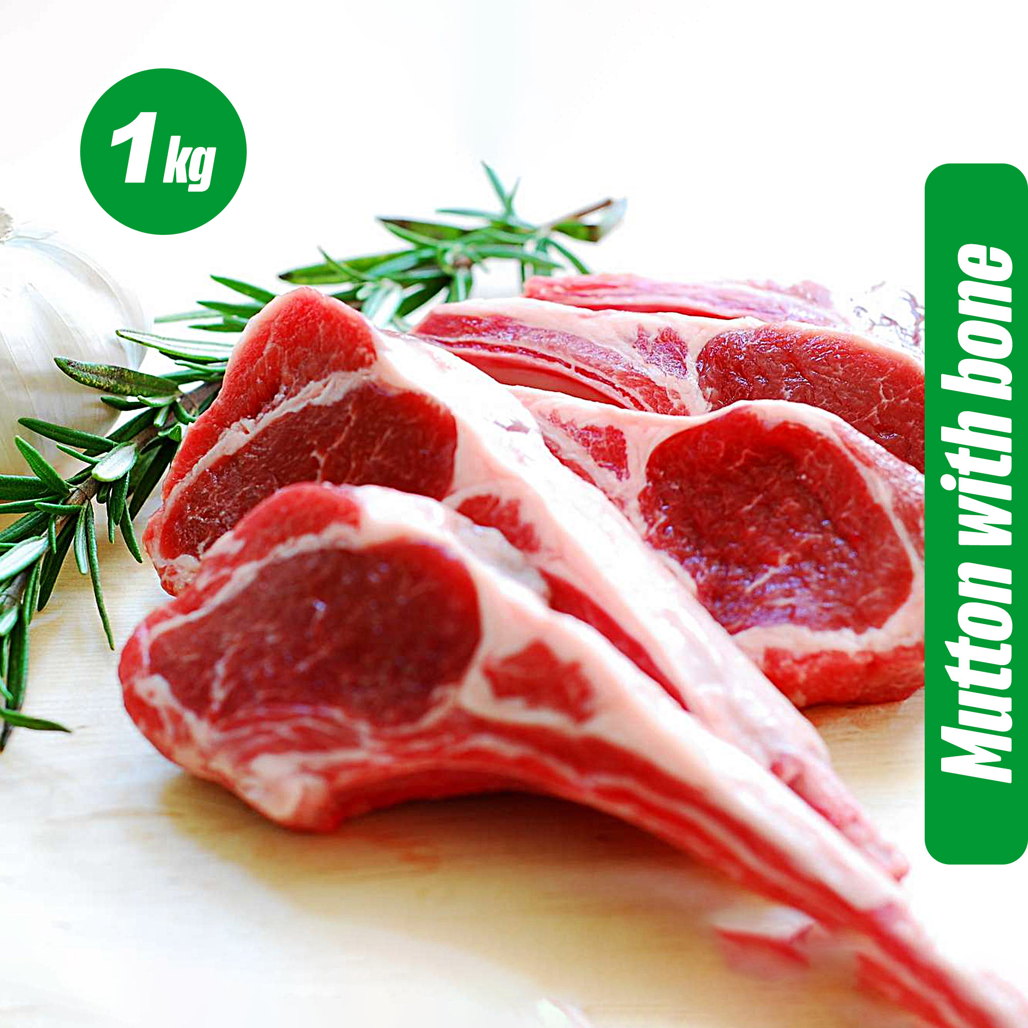 Picture of Mutton Premium Bone-In – 1kg ± 5% | Tender & Rich in Flavor