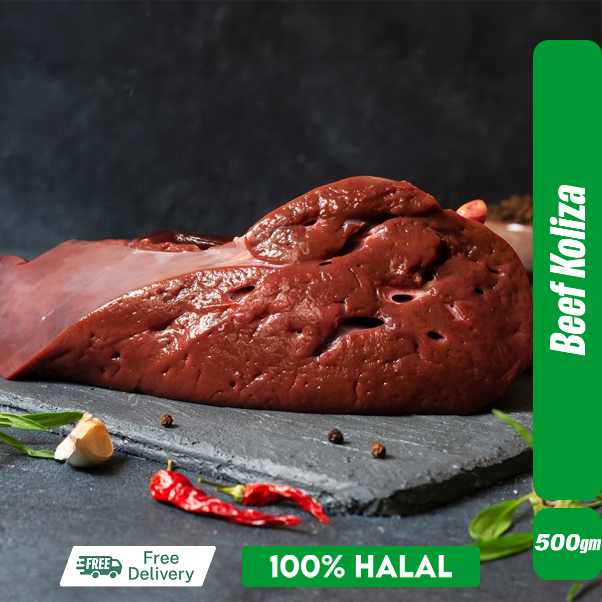 Picture of Beef Koliza (Liver) – 500g ± 5% | Nutrient-Rich & Tender