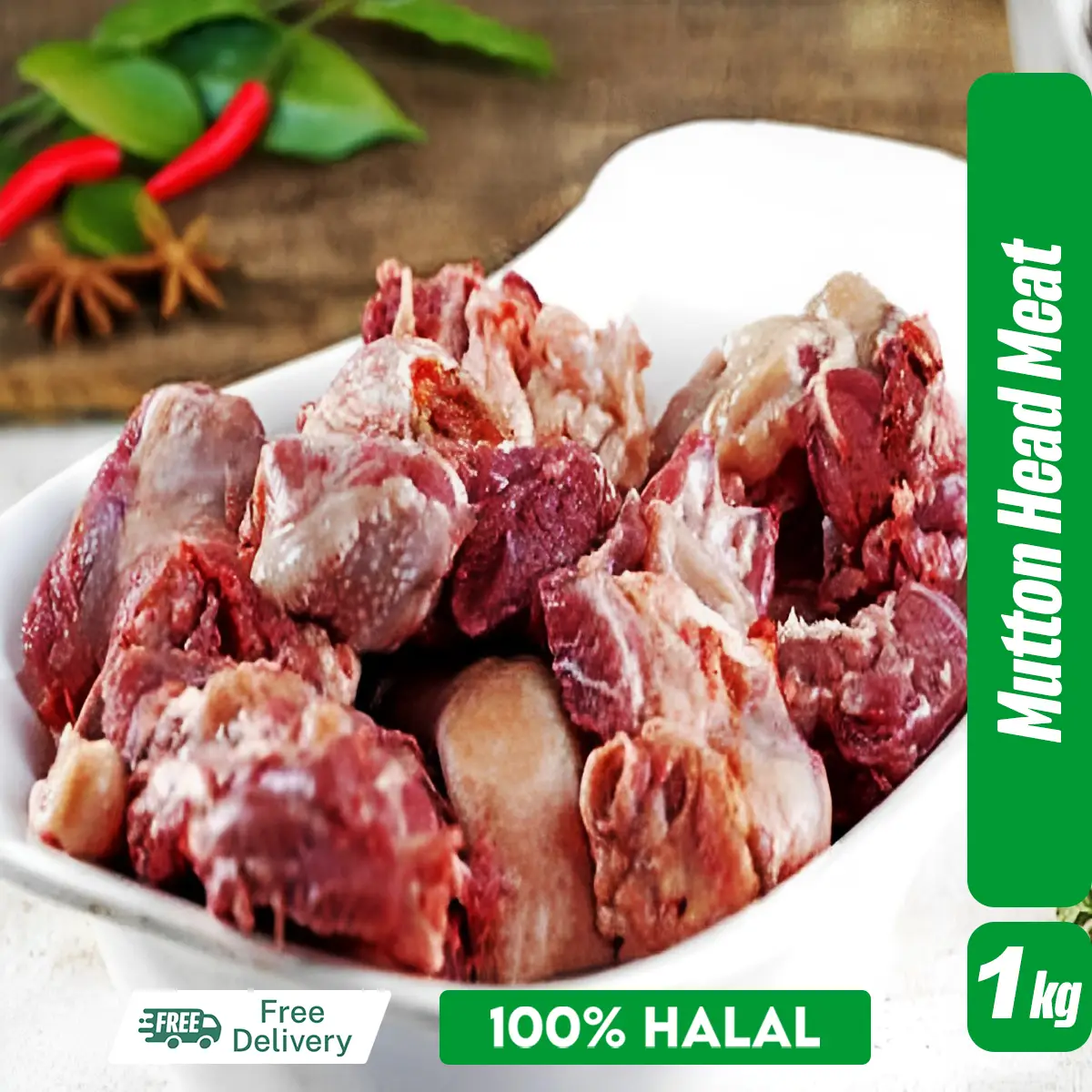 Picture of Mutton Head Meat 1KG