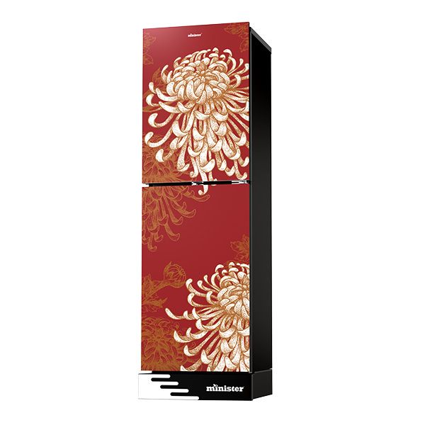 Picture of MINISTER M-306 Liter Bottom Mount Frost Type Refrigerator EL Red Spider