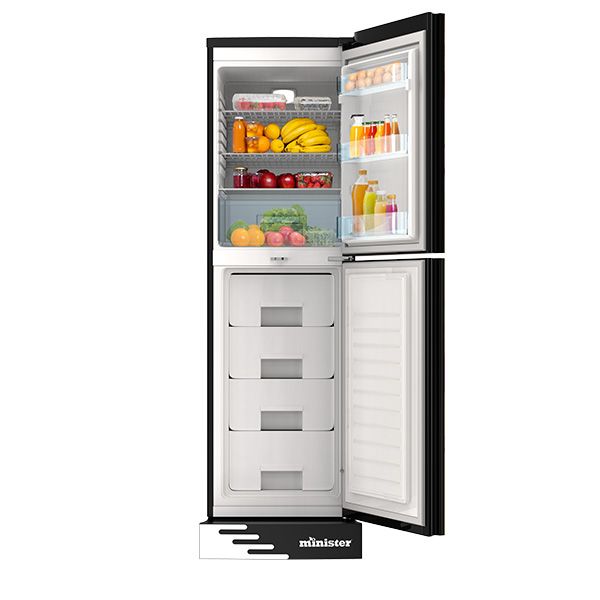 Picture of MINISTER M-306 Liter Bottom Mount Frost Type Refrigerator EL Red Spider