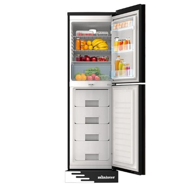 Picture of MINISTER M-306 Liter Bottom Mount Frost Type Refrigerator EL Red Spider