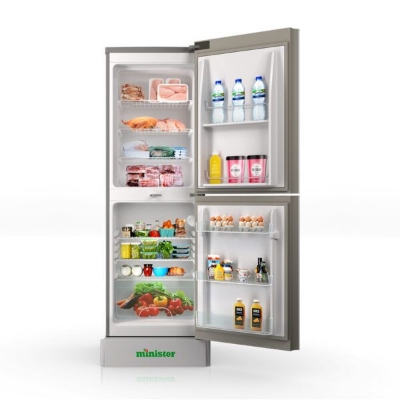 Picture of MINISTER M-254 Liter Top Mount Refrigerator Blackberry Star