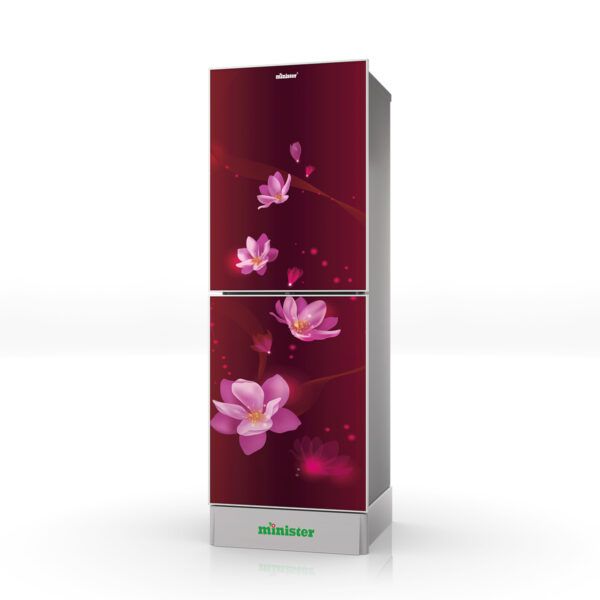 Picture of MINISTER M-254 Liter Top Mount Refrigerator Red Beguniya