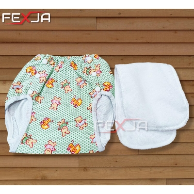 Picture of Washable  & Adjustable Cloth Baby Diapers (1pcs Pad Attach )