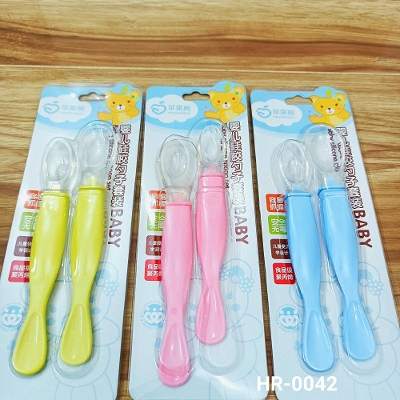 Picture of 1pair- BABY SILICONE SPOON CN Spoon Sets
