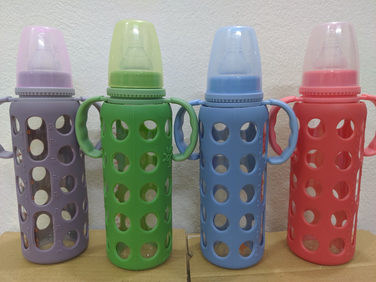 Picture of Full Glass_Cover Handle feeder 240ml- 1pcs