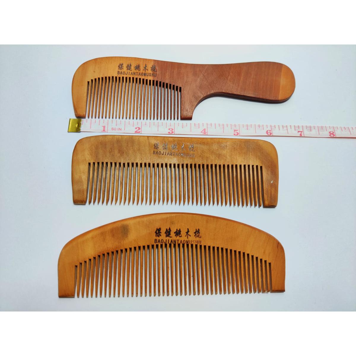 Picture of Wooden Hair Combs Handle Shape -1pcs