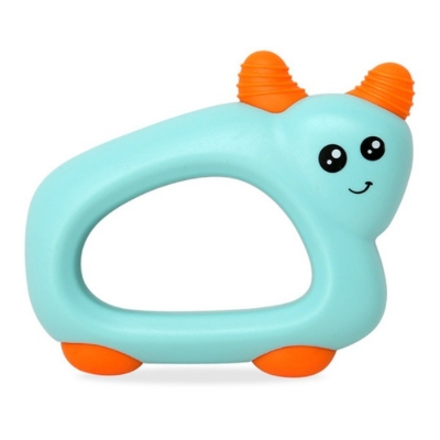 Picture of Silicone head  Ox Baby Hand Teether With jhunjhuni CN -1pcs