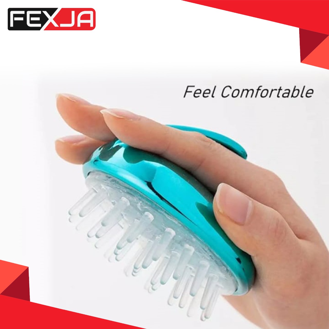 Picture of Silicone Shampoo Scalp Hair Massager Shampoo Massage Comb Bath Massage Brush Scalp Massager Hair Shower Brush Comb Care Tool -1pcs