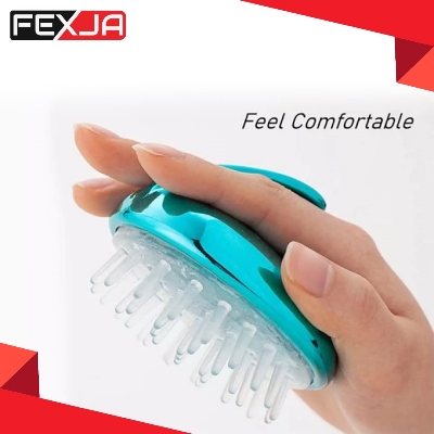 Picture of Silicone Shampoo Scalp Hair Massager Shampoo Massage Comb Bath Massage Brush Scalp Massager Hair Shower Brush Comb Care Tool -1pcs