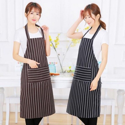 Picture of Apron Chef Waiter Kitchen Cooking Pockets Women Apron -1pcs