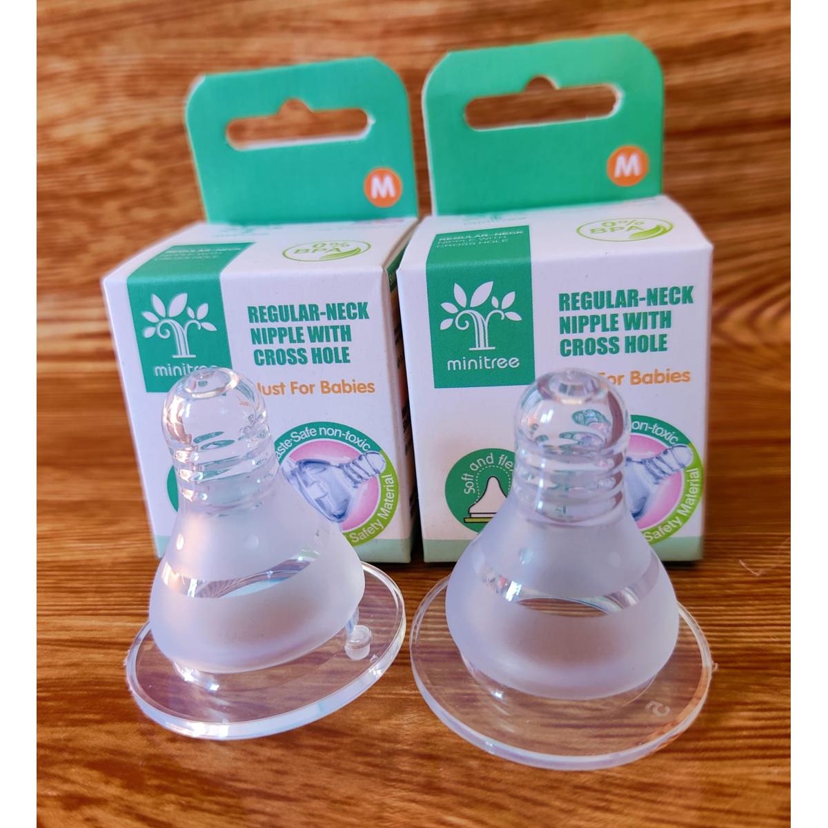 Picture of Baby Silicone Nipple Soft Silicone Cross Hole CN -1pcs