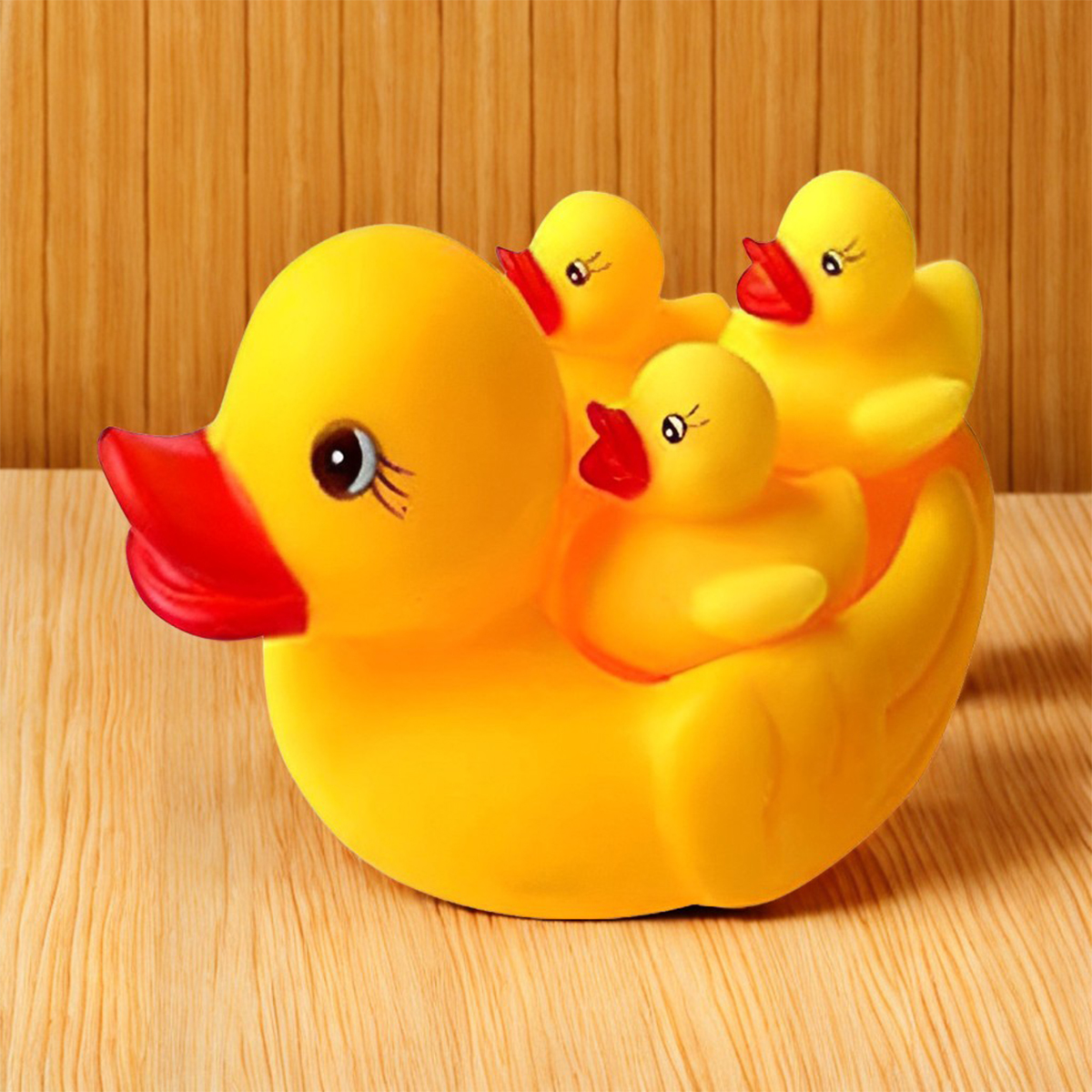 Picture of 4pcs-Floating Duck Bath Toys with Squeezing sound