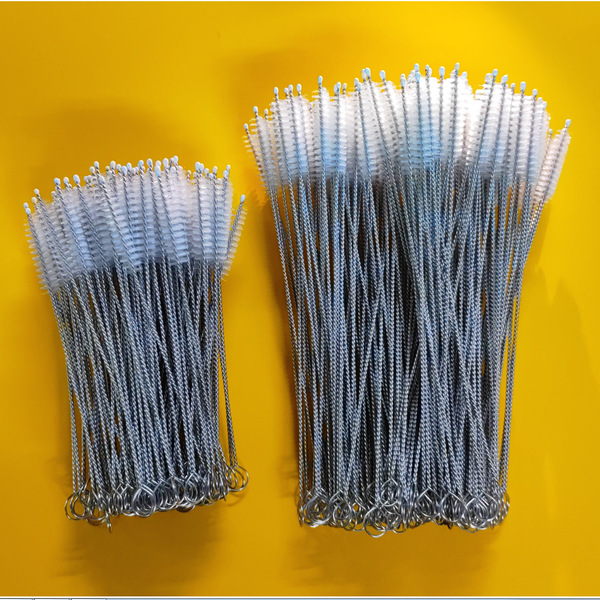 Picture of 4pcs Baby bottle straw brush, milk bottle brush, water cup brush, stainless steel straw brush, test tube cleaning brush, multifunctional baby cleaning brush