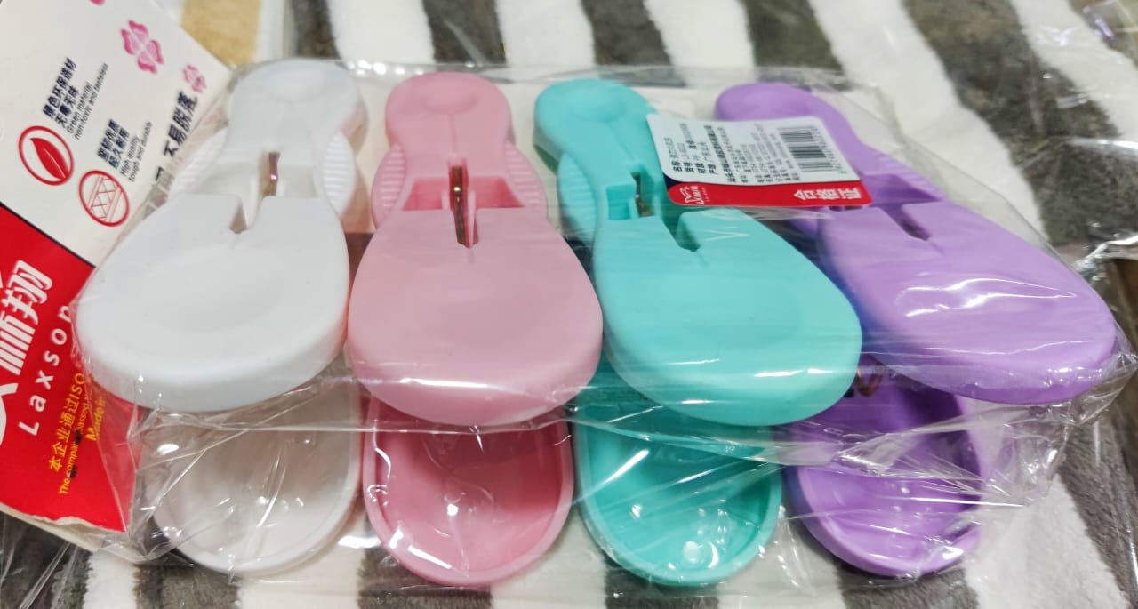 Picture of Premium Cloth clip set 4pcs-1pac Hanging Clips for Drying Clothes