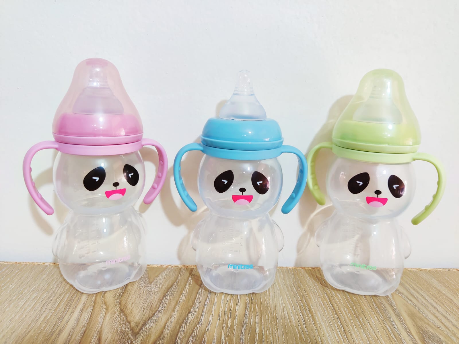 Picture of MiniTree Wide-Neck Feeding Bottle With Handle 330ml -1pcs