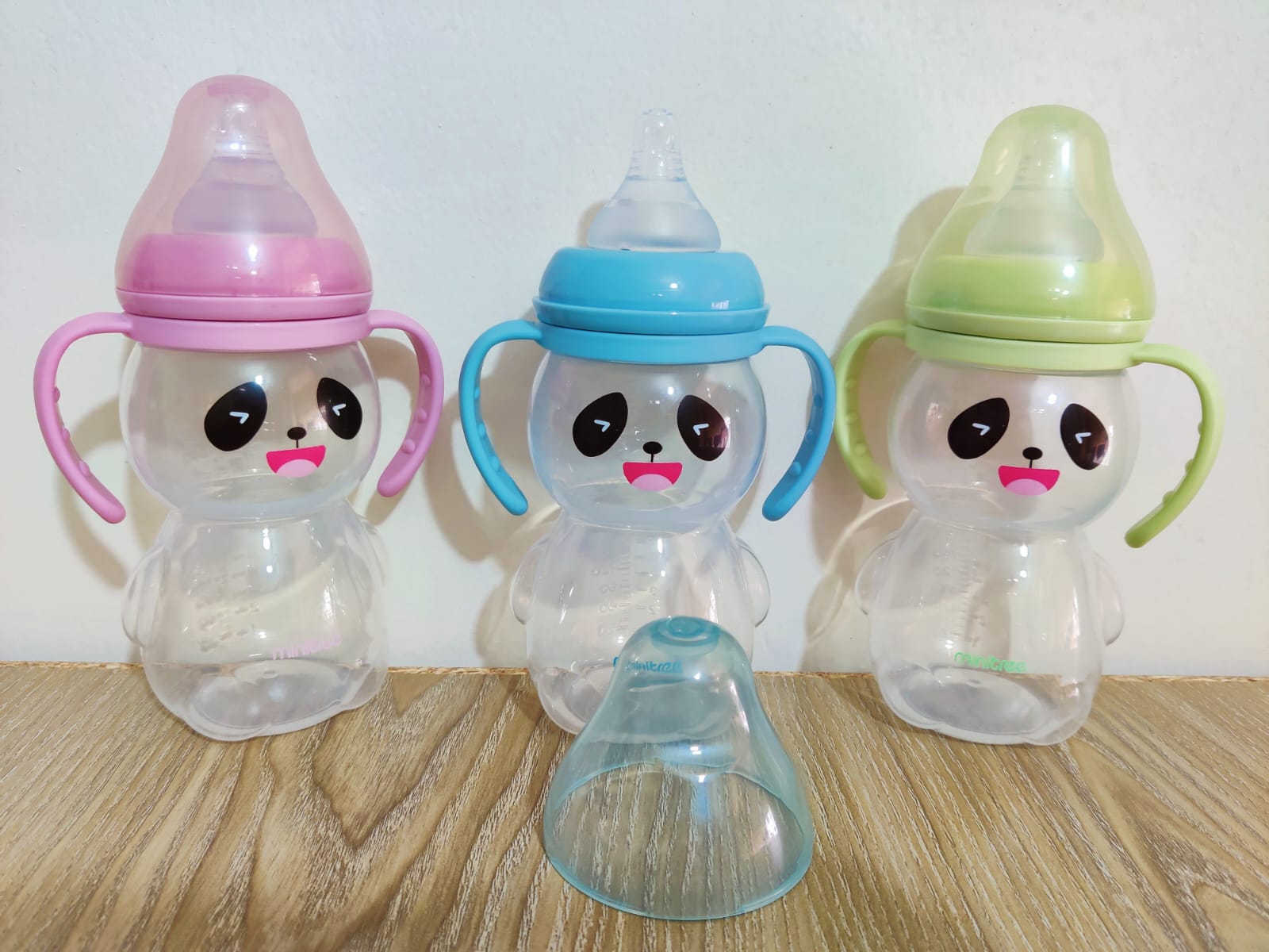 Picture of MiniTree Wide-Neck Feeding Bottle With Handle 330ml -1pcs