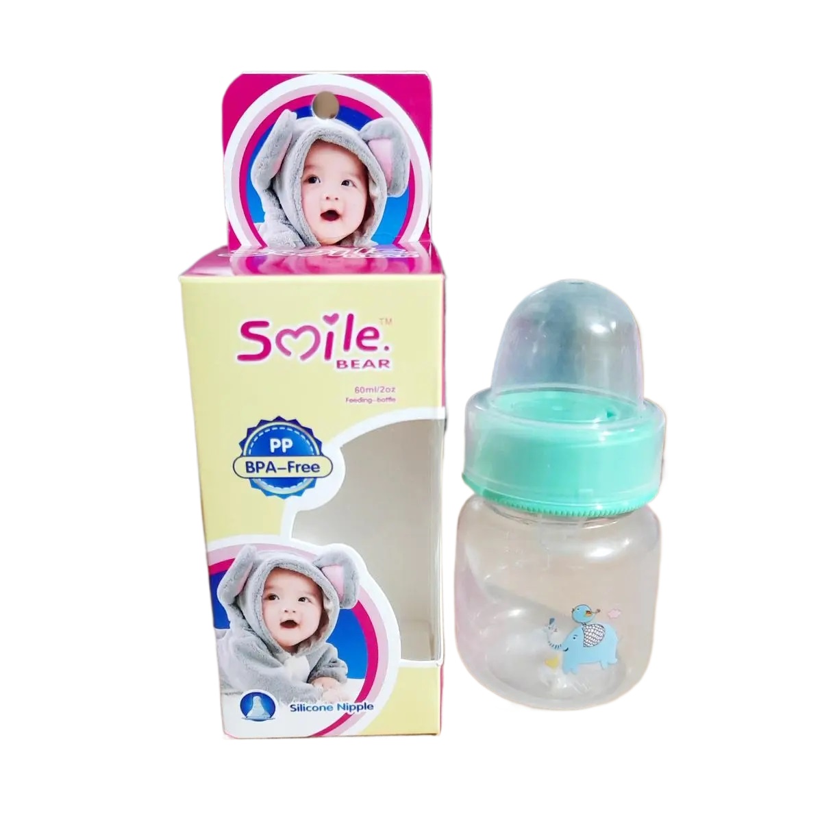 Picture of Baby Smile P.P. Feedin Bottle 60ml -1pcs