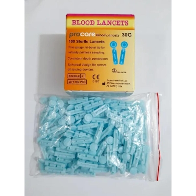 Picture of Blood Lancets Needle For Blood Glucose Meter-100 Pcs