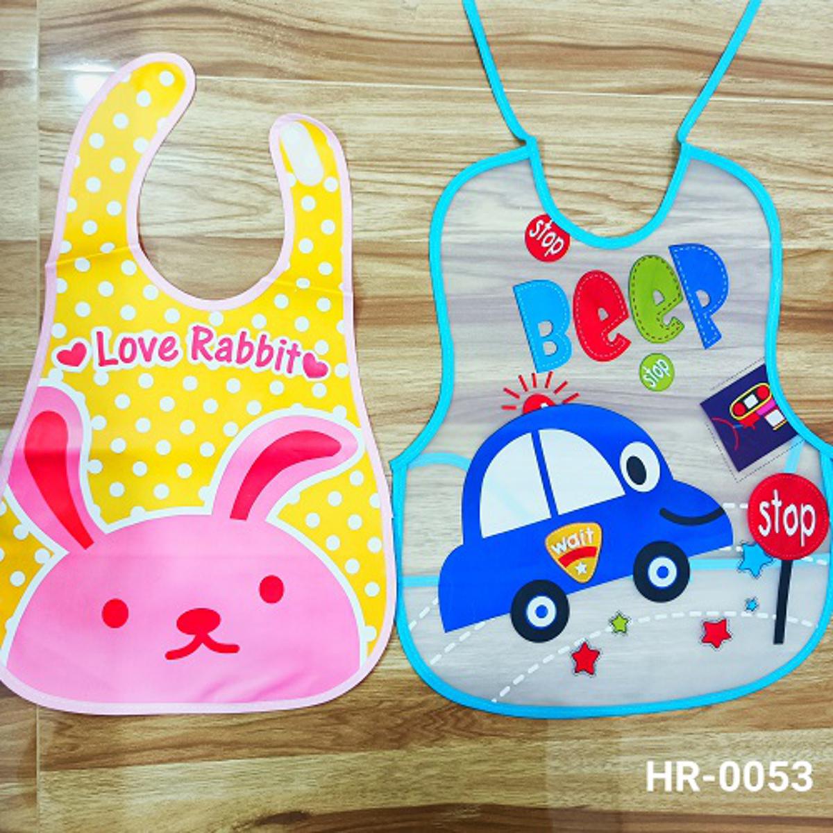 Picture of Baby Dining Bib /Baby Neck Bib (Button / Rope System) -1pcs