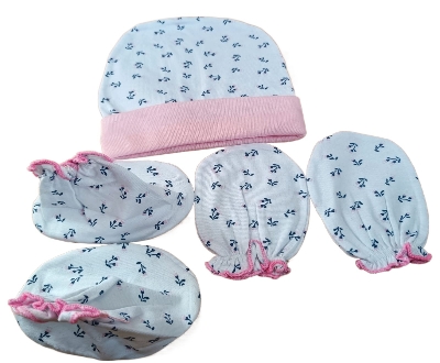 Picture of New Born Baby 3 in1 Cloth set- 1set