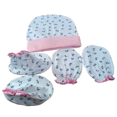 Picture of New Born Baby 3 in1 Cotton set  -1pac