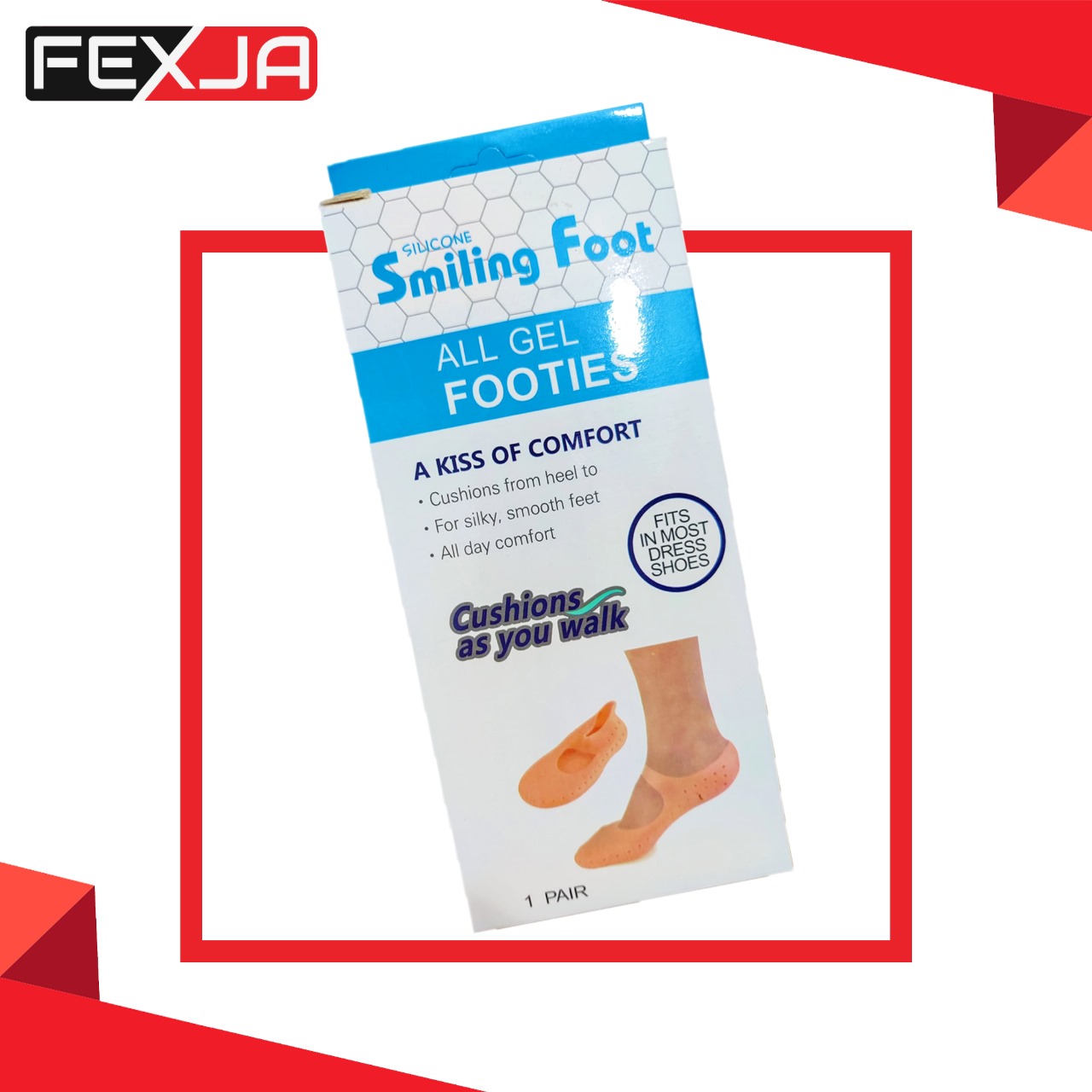 Picture of Silicone Heel Anti Crack Set for Men and Women (Free Size)