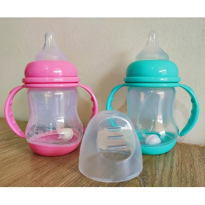 Picture of Wide-Neck Feeding Bottle With Handle 180ml -1pcs