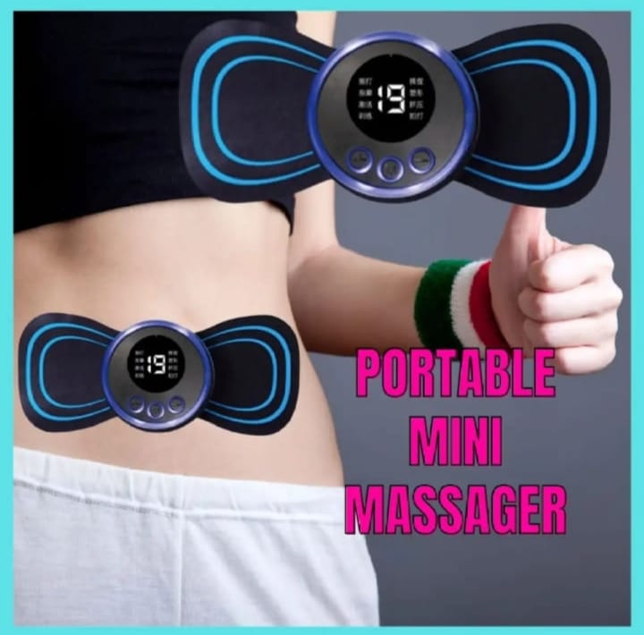 Picture of Remote Control Portable Electric Pain Relax Neck Body_Massager With USB Charging Cable -1pcs