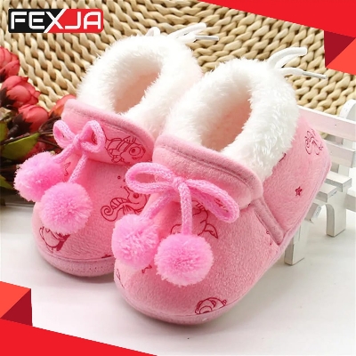 Picture of New born Baby Soft Sole CN  Winter Shoes -1pair [0-10 month]